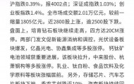 A股三大指数：11.11沪指跌0.39%，成交额缩1805亿