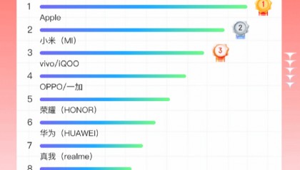 双11手机战报出炉：小米斩获国产销量冠军，苹果仍占主导